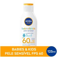 Protetor Solar Infantil Nivea Sun Kids Sensitive FPS 60 com 125ml 125ml