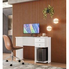Mesa Escrivaninha 4115 Qmovi Branco