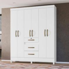 Guarda Roupa 6 Portas 3 Gavetas Itatiba Moval