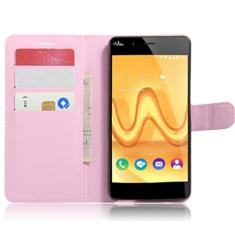 WIKO Tommy, capa carteira flip de couro PU premium com compartimento para cartão, suporte e fecho magnético [capa interna à prova de choque de TPU] Compatível com WIKO Tommy