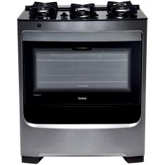 Fogão 5 Bocas a Gás de Piso Mesa de Vidro Consul CFS5VAR - Inox