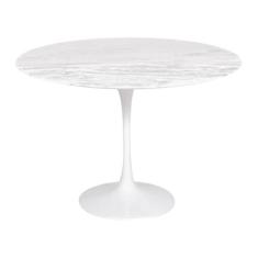 Mesa Saarinen Redonda Espírito Santo 137cm - Base Branca - mgsaarinen