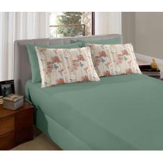 Jogo de Cama Casal Padrão Malha 100% Algodão Comfort Estampado - Sul B
