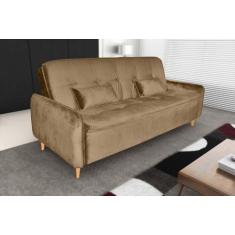 Sofá Cama Donna Turkey Cappuccino F440 - Matrix - LM DECOR