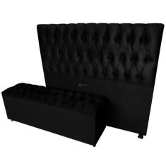 Recamier Solteiro Suede(0.88X0.45) - Genki Kenko , PRETO