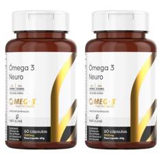 KIT 2X Ômega 3 NEURO MEG-3® 20% EPA / 50% DHA 60 Softgels - Natulha