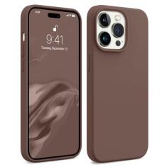 AOTESIER Capa à prova de choque projetada para iPhone 14 Pro Max, [silicone de grau alimentício] [proteção militar contra quedas] com forro antiarranhões, capa protetora para celular para 14 ProMax,