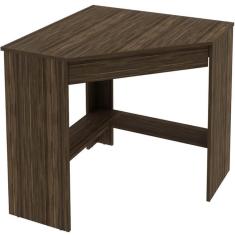 Mesa Escrivaninha de Canto com 1 Gaveta ME4169 Nogal Tecnomobili
