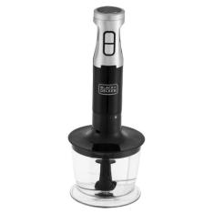 Mixer Vertical 3 em 1 Fusion Black Decker 127v, Prata e Preto, 110V