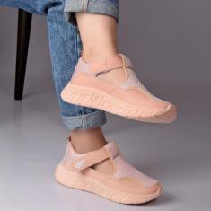 Tênis Sapatilha Estilo Sapato Boneca Runway Cindy Feminino, 37, Nude