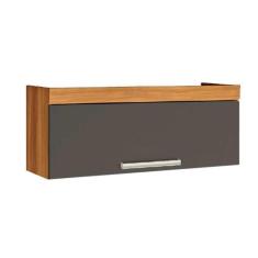 Armário de Cozinha Modulado Burguesa c/ 1 Porta Basculante Freijo/Graf