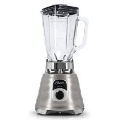 Liquidificador Oster New Osterizer Clássico BLST4655Z 700W 1,25L Jarra de Vidro Aço Escovado Inox