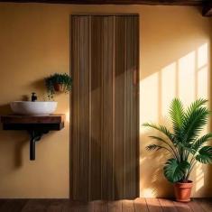 Kit com 6 Portas Sanfonada de Pvc 210x105cm Bariri