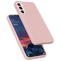 E Segoi Capa projetada para Galaxy S22, capa à prova de choque de borracha gel de silicone líquido almofada de forro de pano de microfibra macia compatível com Galaxy S22 5G 6,1 polegadas [2022]