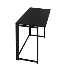 MESA ESTUDO ESCRIVANINHA DOBRAVEL ESCRITÓRIO NOTEBOOK CIPLAFE LINK TUBO PRETO FOSCO 0,80M X 0,45M