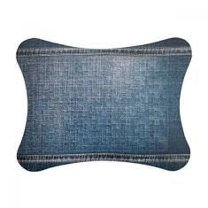 Jeans, forro de caubói, tecido, moldura de quebra-cabeça, decoração de quadros, ornamento de jogos
