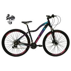Bicicleta 29 Feminina Ksw Mwza 24v Câmbio Tras. Shimano Acera K7 Suspensão Com Trava Freios a Disco-Feminino