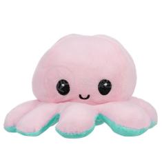 Polvo Reversível De Pelúcia 2 Em 1 Tiktok Rosa E Azul