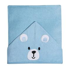 Papi Textil Toalha De Banho Urso Bord. Karinho Forrada C/Capuz De Centro 90Cm X 70Cm Contem 01 Un