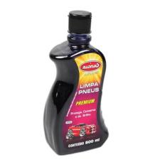 Limpa pneu pretinho radnaq 500ml kit com 4 unidades
