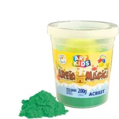 Areia Mágica Cinética 200g Art Kids, Verde