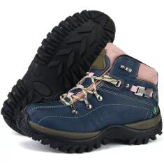 Tênis Bota Adventure Feminino Para Caminhadas Super Leve Confortável -