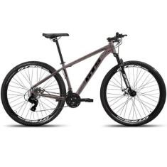 Bicicleta Aro 29 Gts Feel Glx 24 Marchas Freios A Disco, Cinza, 17, 1 