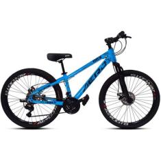 Bicicleta Aro 26 com Câmbio Traseiro Shimano RBX - Aero Bikes, Azul, P