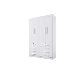 Guarda Roupa Casal 4 portas 8 gavetas Monaco Plus D´Doro