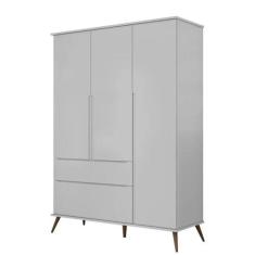 Guarda Roupas Infantil 3 Portas 2 Gav Retro 100% Mdf - Phoenix Baby, C