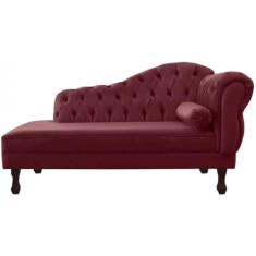 Recamier Divã Namoradeira Sofá Estofado Decorativo Consultório Sala Qu