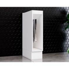 Balcão de Cozinha Modulado Americana c/ Porta Toalha s/ Tampo Branco - Henn