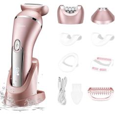 Barbeador elétrico Hatteker Lady Epilator 3 em 1 à prova d'água