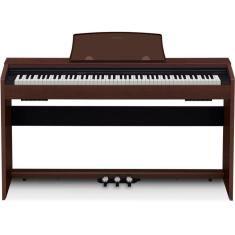 Piano Digital Privia Casio PX-770 BN Marrom com Estante