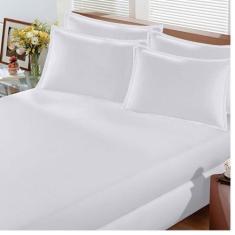 Lençol De Malha Venesa Fio Penteado Solteiro 30-Cm Branco - Venesa Têx