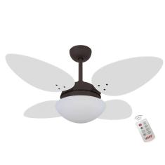 Ventilador Volare Petalo Quad Branco 110V E Controle Remoto