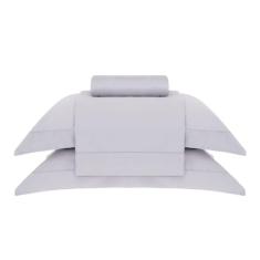 Buddemeyer Jogo de Cama Casal Cetim 300 Fios Bud Vision New Colors II 100% Algodão Penteado Bege 4 peças