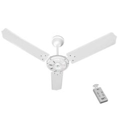 Ventilador Leblon Branco 110V 3 Pás e Controle Remoto - CASAH, 110V