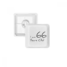 Kit de atualização para jogos com teclado mecânico PBT I am 66 Years Old Age