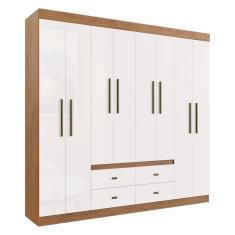 Guarda-roupas 8 Portas 4 Gavetas Multimóveis Cr35110