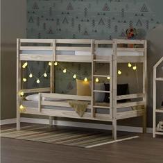 Beliche Teen Play c/Grade de Proteção Madeira Maciça Natural -Casatema