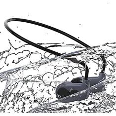 Fones de ouvido de natação à prova d'água IP68 sem fio, fones de ouvido Bluetooth 5.0 de condução óssea, fone de ouvido esportivo de orelha aberta com memória 16G, reprodutor de música MP3 p