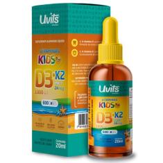 Vitamina D3 + K2 Kids em Gotas 20ml - Uvits
