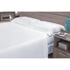 Lençol Bordado Fio Egipcio 300 Fios 100% Algodão Elements Camesa KING,