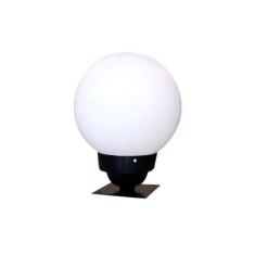 Luminária Colonial para Muro em Alumínio com Globo em Vidro - Luminári