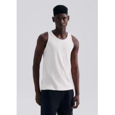 Regata Básica Masculina Slim Em Ribana Canelada - Hering, XG, Algodão 