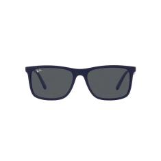 Óculos de Sol Ray-Ban 0RB4373L 665887 Tam 58 / Azul Escuro Fosco - Lentes Grey