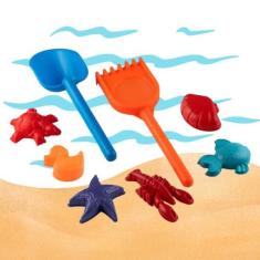 Kit Super Radical Brinquedos Verão Praia Areia Para Crianças - Rei do 