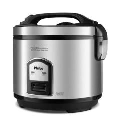 Panela de Arroz Elétrica Philco Inox 10 Xícaras Ph10p 220v, Prata, 220