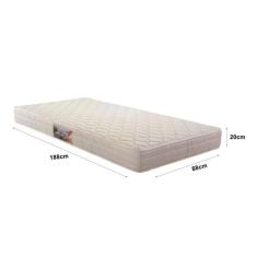 Colchão Solteiro 20cmx88cmx188cm D60 Bd Frontier Herval Cinza